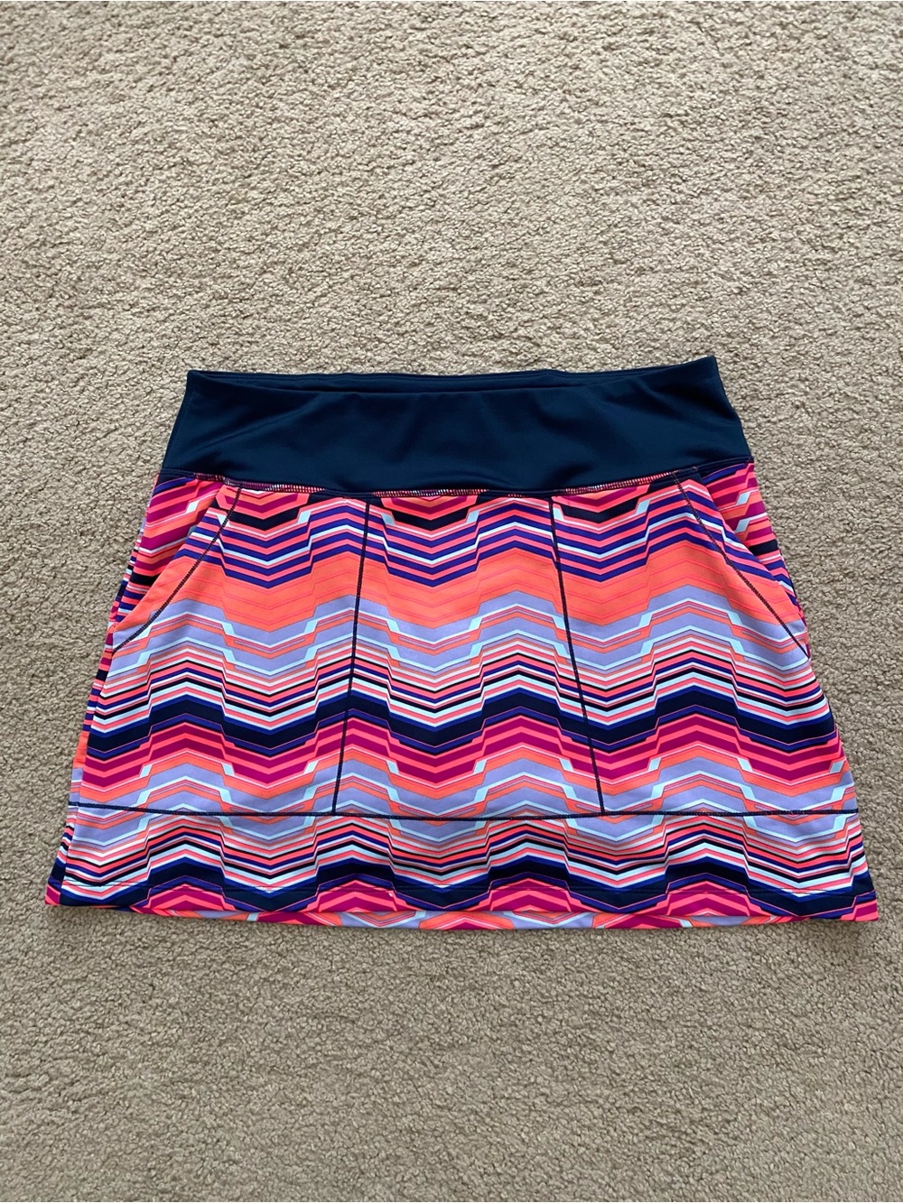 Title Nine Gidget Skort Geometric with Pockets Medium